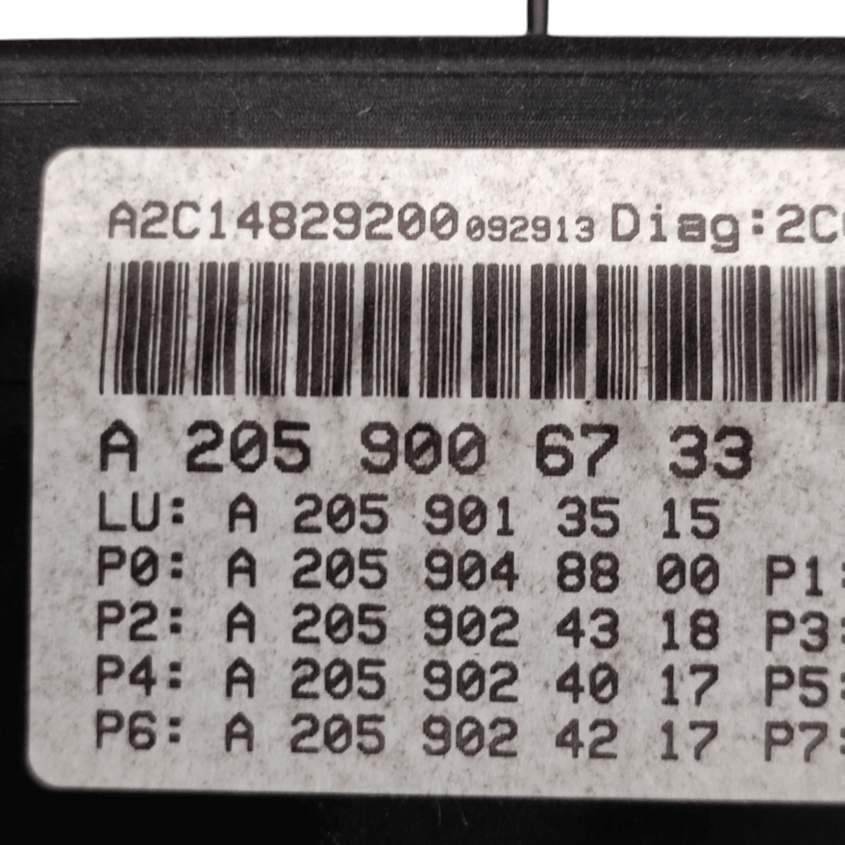 Speedometer / Odometer Mercedes GLC X253 2.2 Diesel COD: A2059006733 (2015 - 2022) - F&P CRASH SRLS - Used Parts