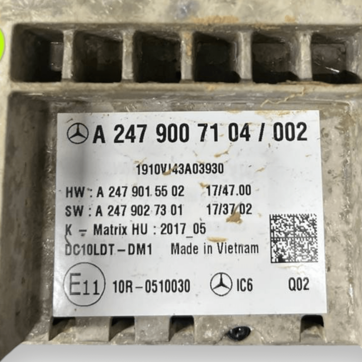 Digital Speedometer / Virtual Cockpit Mercedes - Benz A-Class W177 Sedan 1.5 Diesel (2018 - ) code: A2479007104 - F&P CRASH SRLS - Used Parts