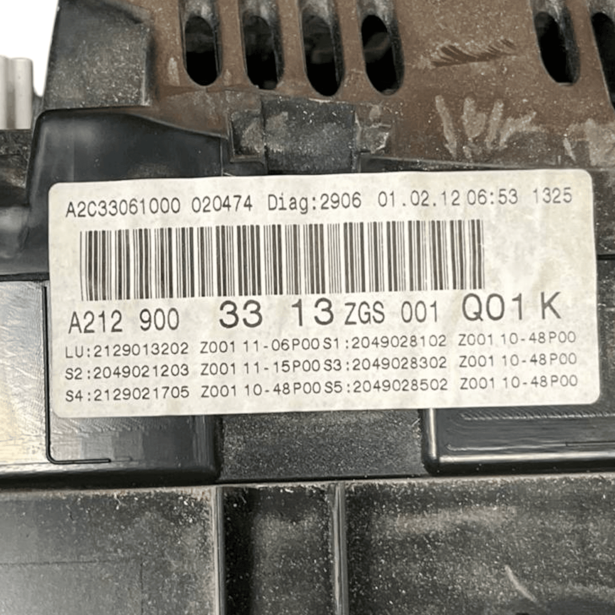 Mercedes-Benz E-Class W212 2.2 diesel speedometer (2009 - 2016) cod.A2129003313 / odometer - F&P CRASH SRLS - Used Parts
