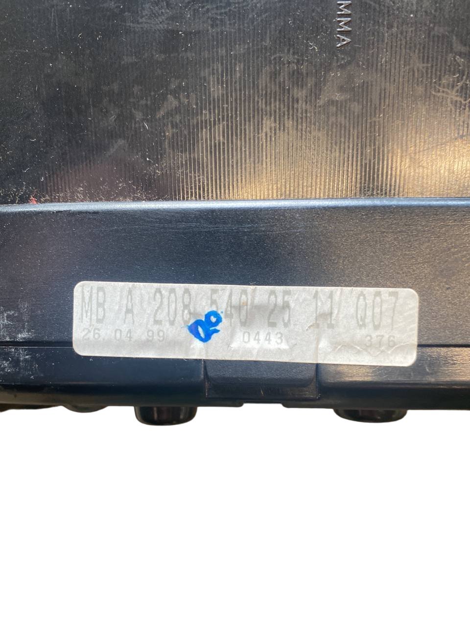 Mercedes-Benz CLK W208 2.0 diesel speedometer (1999 - 2003) code A2085402511 - F&P CRASH SRLS - Used Parts