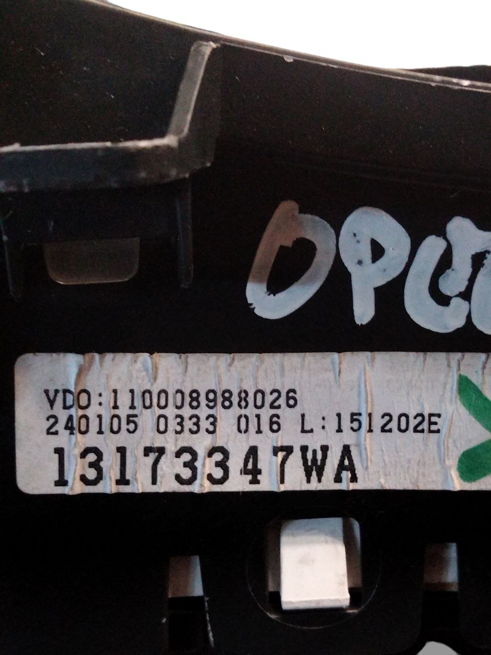 Opel Corsa C 1.3 Diesel speedometer (2000 - 2006) cod.13173347WA / Odometer / Speedometer - F&P CRASH SRLS - Used Parts