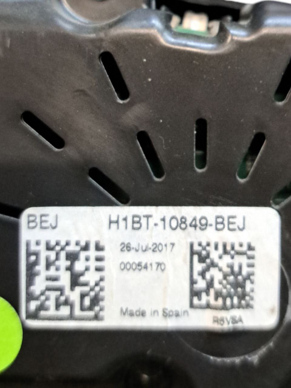 Speedometer Dashboard Instrument Mileage Counter Ford Fiesta VII 1.0 Petrol (2017>) COD:H1BT - 10849 - BEJ - F&P CRASH SRLS - Used Parts