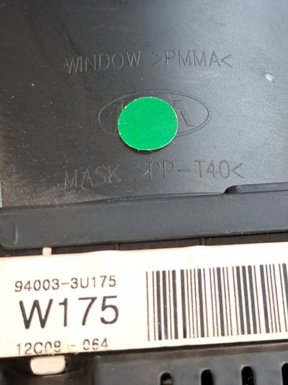 Speedometer Dashboard Instruments Odometer Kia Sportage SL 1.7 diesel (2010 - 2016) COD:94003 - 3U175 - F&P CRASH SRLS - Used Parts