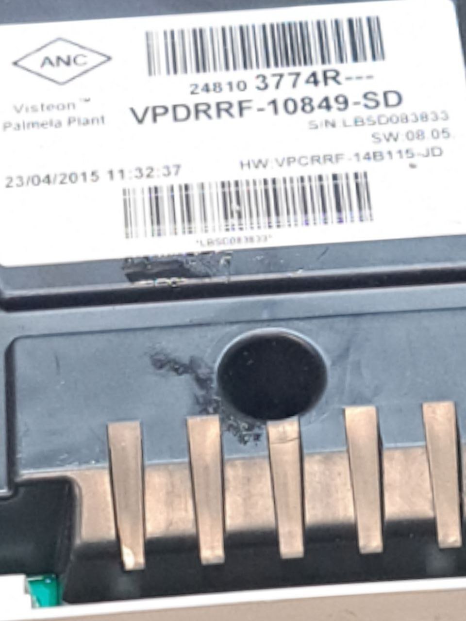 Tachimetro / Quadro Strumenti / Contachilometri Opel Vivaro / Renault Traffic / Fiat Talento 1.6 Diesel ( 2016>) COD:248103774R - F&P CRASH SRLS - Ricambi Usati