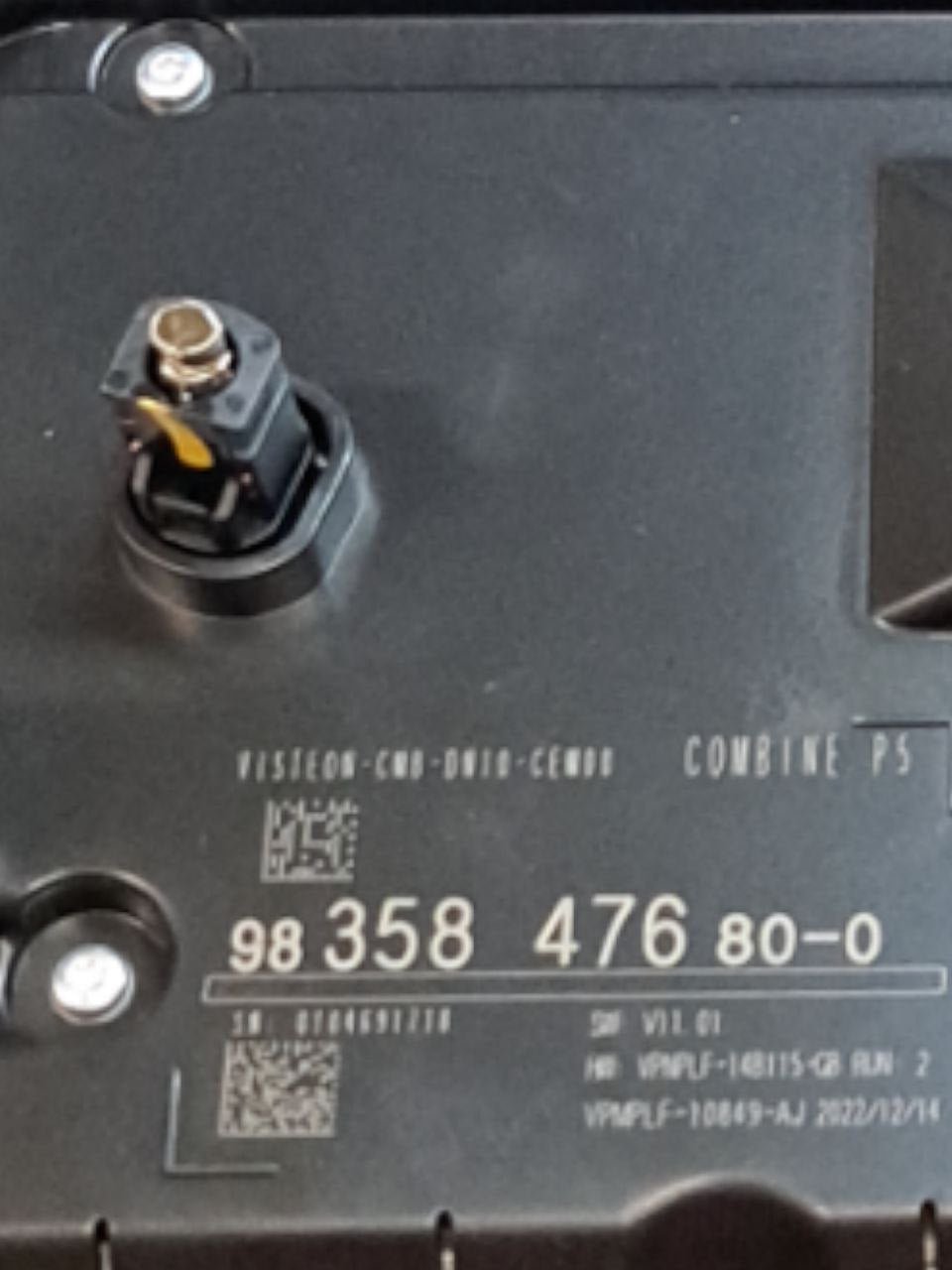 Tachimetro Quadro Strumenti Contachilometri Virtual Digital Cookpit Peugeot 308 1.6 Hybrid (2020>) COD:9835847680 - F&P CRASH SRLS - Ricambi Usati