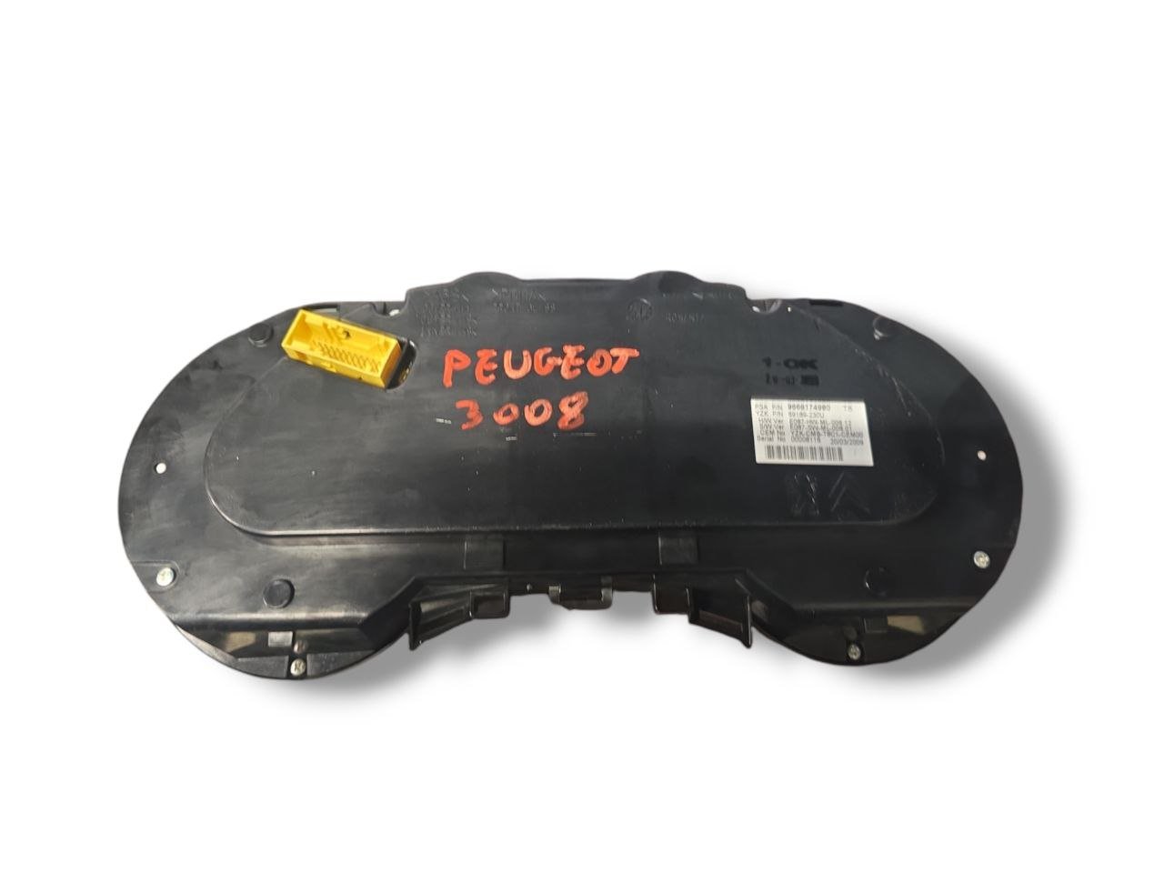 Tachimetro / Quadro Strumenti Peugeot 3008 1.6 Diesel Cod : 9666174980 (2009 - 2016) - F&P CRASH SRLS - Ricambi Usati