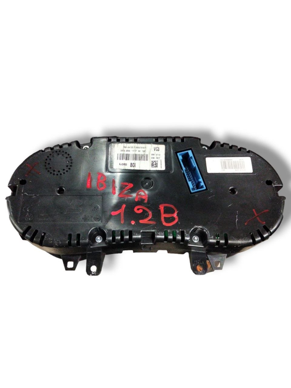 Seat Ibiza 6J 1.2 Petrol Speedometer (2008 - 2017) code 6J0920801 / Instrument Panel / Odometer - F&P CRASH SRLS - Used Parts