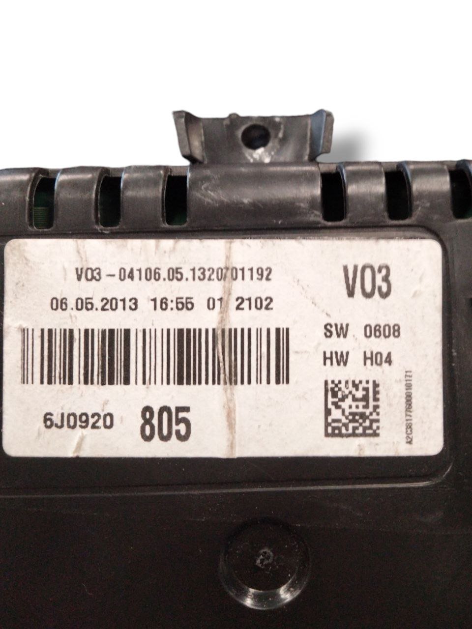 Speedometer Seat Ibiza 6J 1.6 Diesel(2008 - 2017) cod.6J0920805L / Instrument Cluster / Odometer - F&P CRASH SRLS - Used Parts