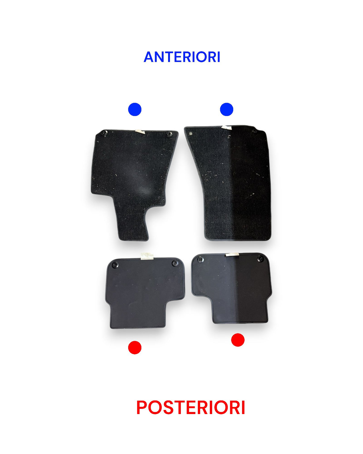 Tappeti / Tappetini Interni Maserati Ghibli cod.673004328 cod.6700239060 (2013 > ) - F&P CRASH SRLS - Ricambi Usati