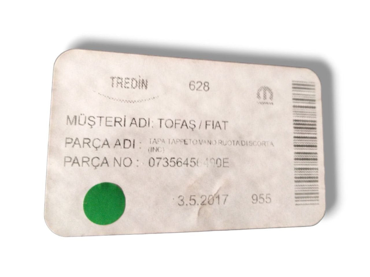 Tappeto / Ripiano bagagliaio Fiat Tipo (2016>) cod.7356456490 - F&P CRASH SRLS - Ricambi Usati