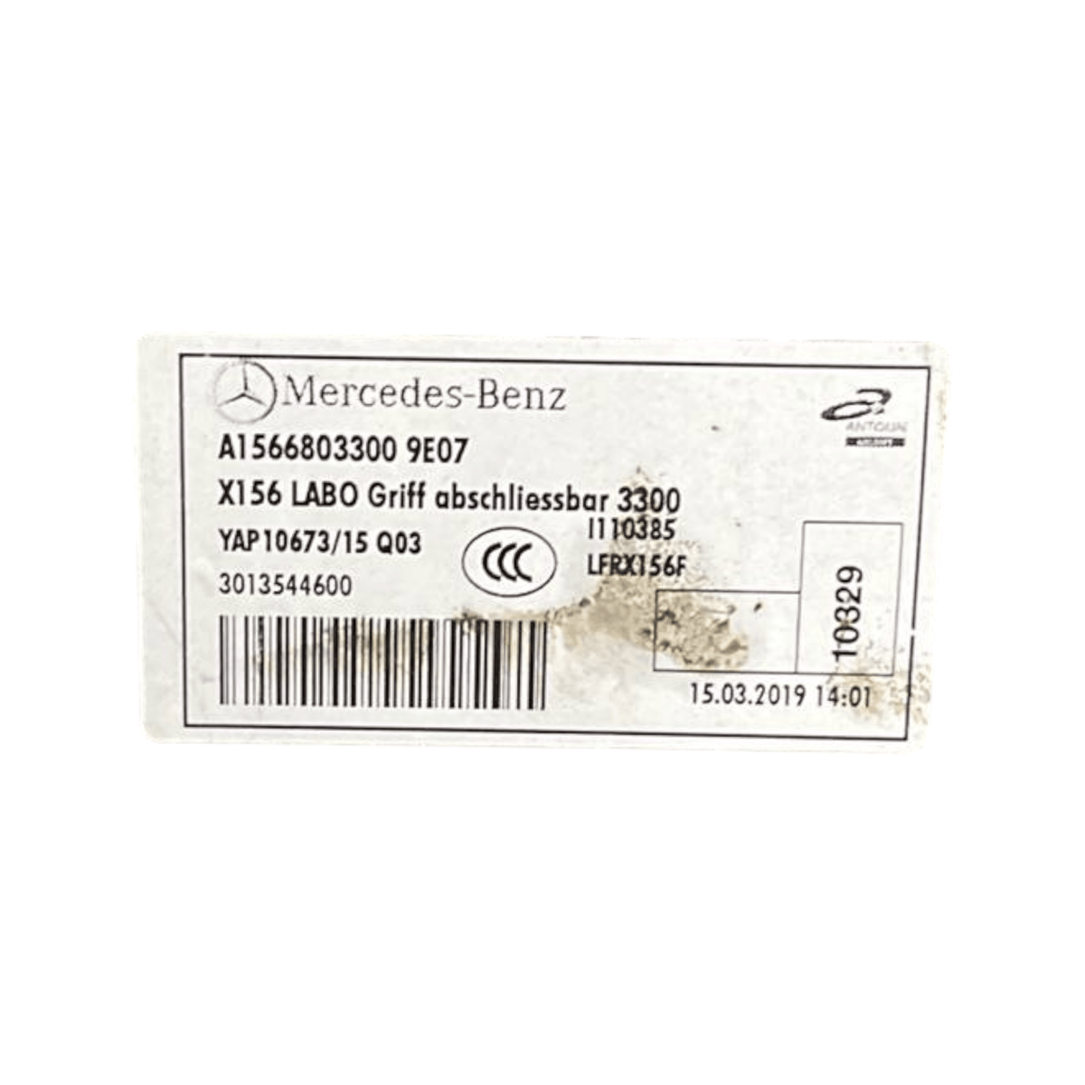 Tappeto / Ripiano bagagliaio Mercedes - Benz GLA X156 (2013 - 2019) cod.A1566803300 - F&P CRASH SRLS - Ricambi Usati