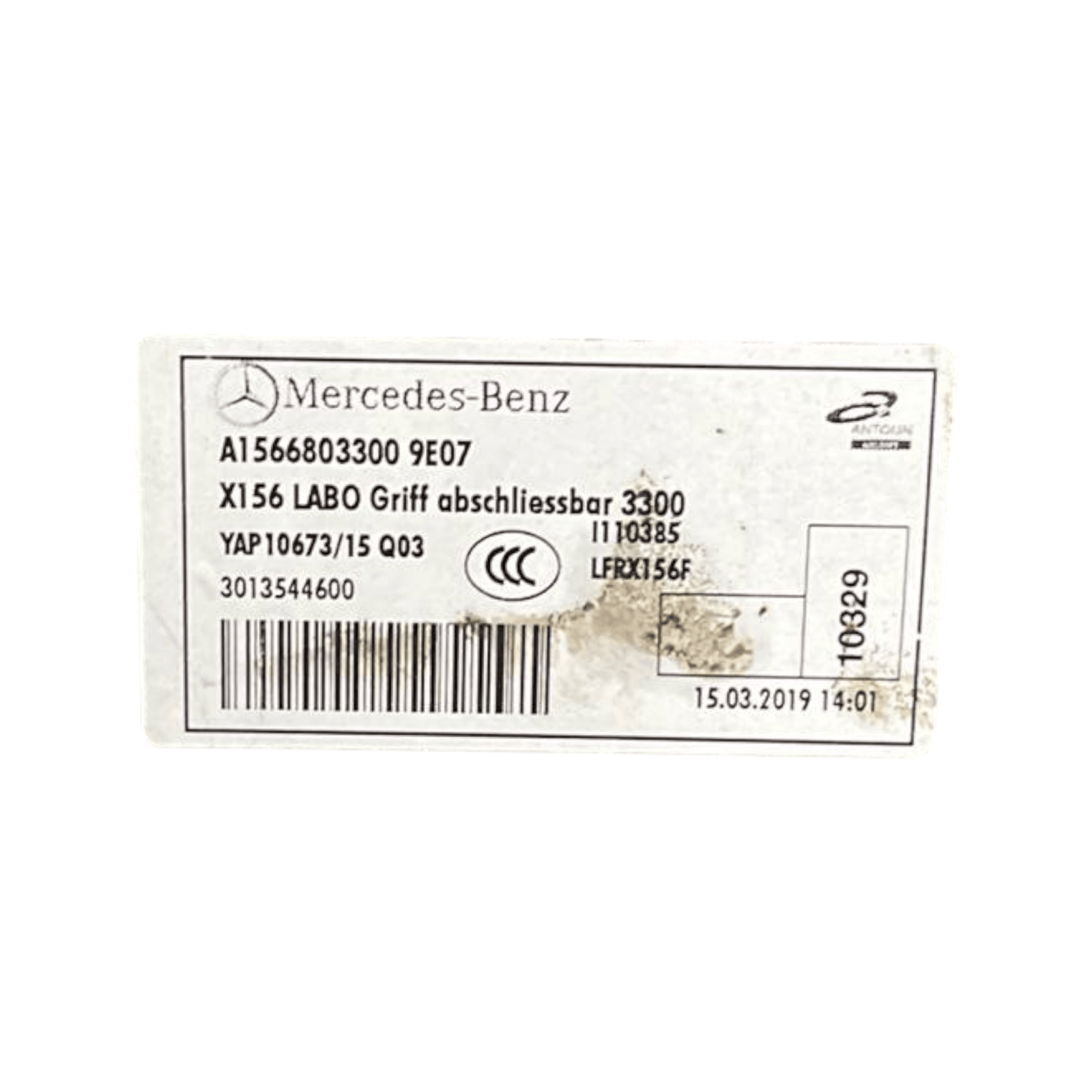 Tappeto / Ripiano bagagliaio Mercedes - Benz GLA X156 (2013 - 2019) cod.A1566803300 - F&P CRASH SRLS - Ricambi Usati