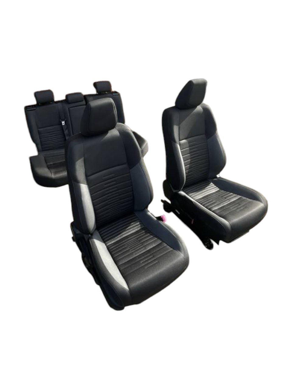 Tappezzeria / Sedili Completa Nera e Grigia in stoffa Toyota Auris (2012 - 2018) - F&P CRASH SRLS - Ricambi Usati