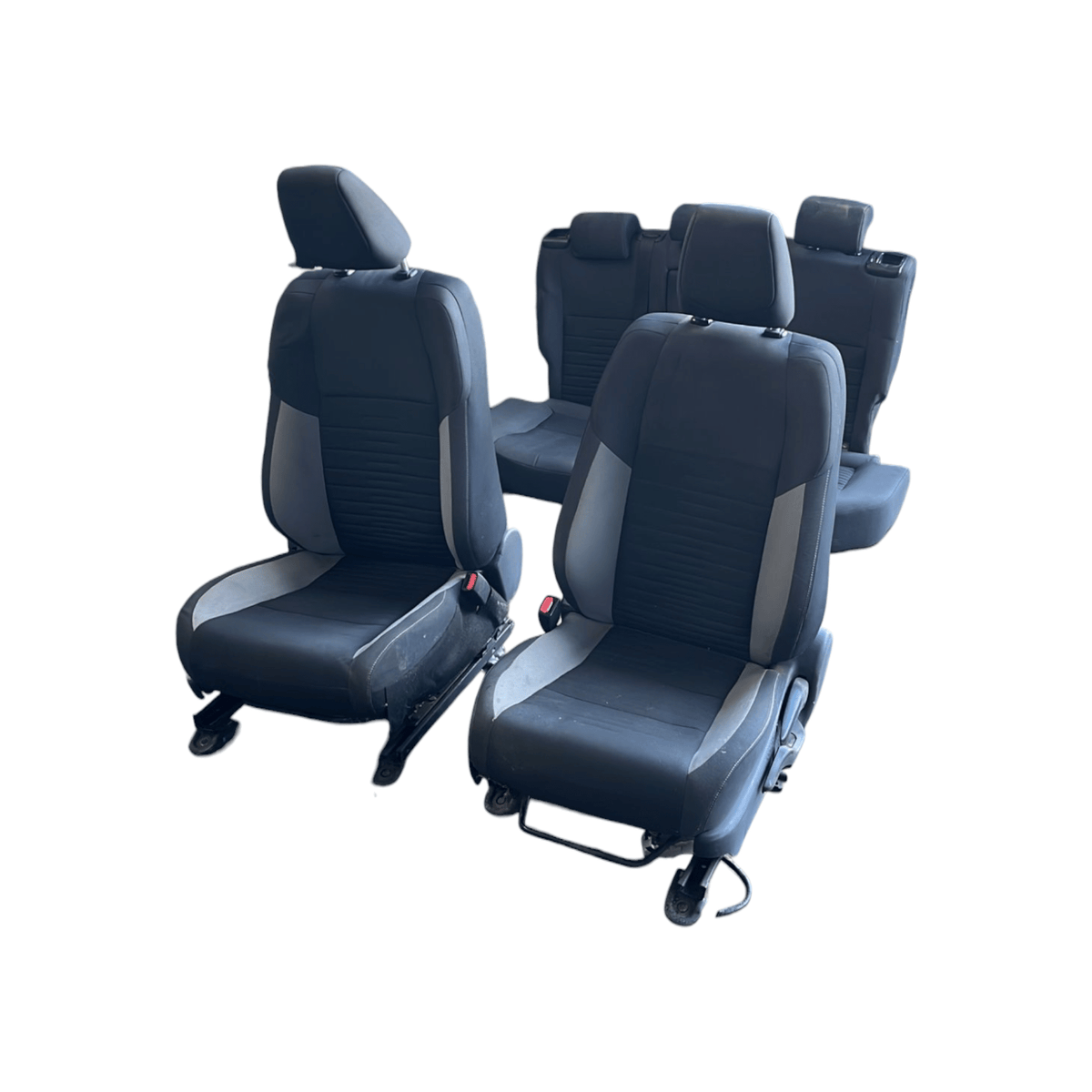 Tappezzeria / Sedili Completa Nera / Grigia in stoffa Toyota Auris (2012 - 2018) - F&P CRASH SRLS - Ricambi Usati