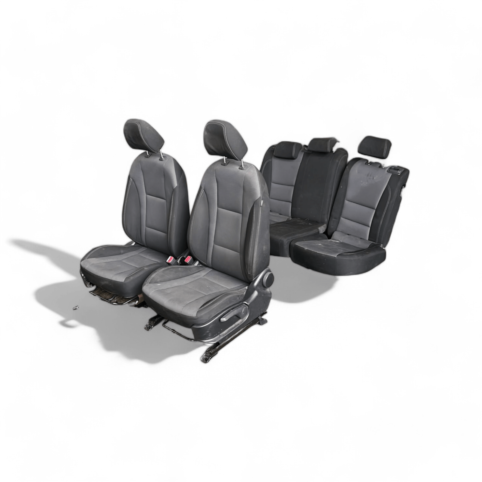 Tappezzeria / sedili completi in stoffa grigio e nero Hyundai I30 GD (2011 - 2016) - F&P CRASH SRLS - Ricambi Usati