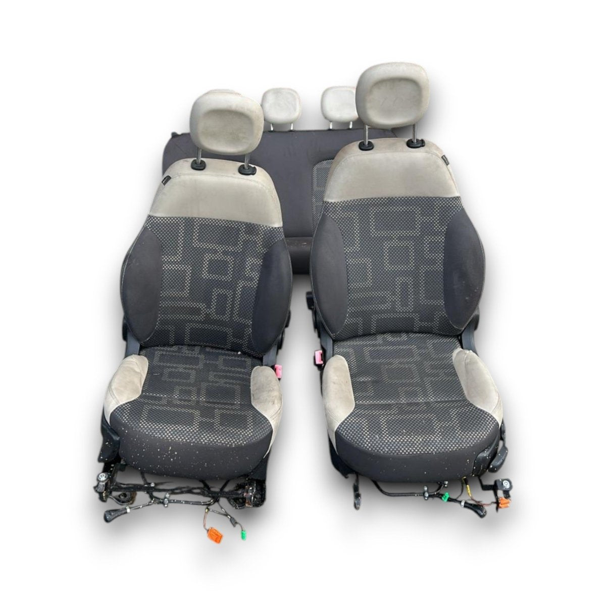 Tappezzeria / sedili Fiat Panda (312) (2012 > ) in stoffa neri e beige - F&amp;P CRASH SRL - Ricambi Usati