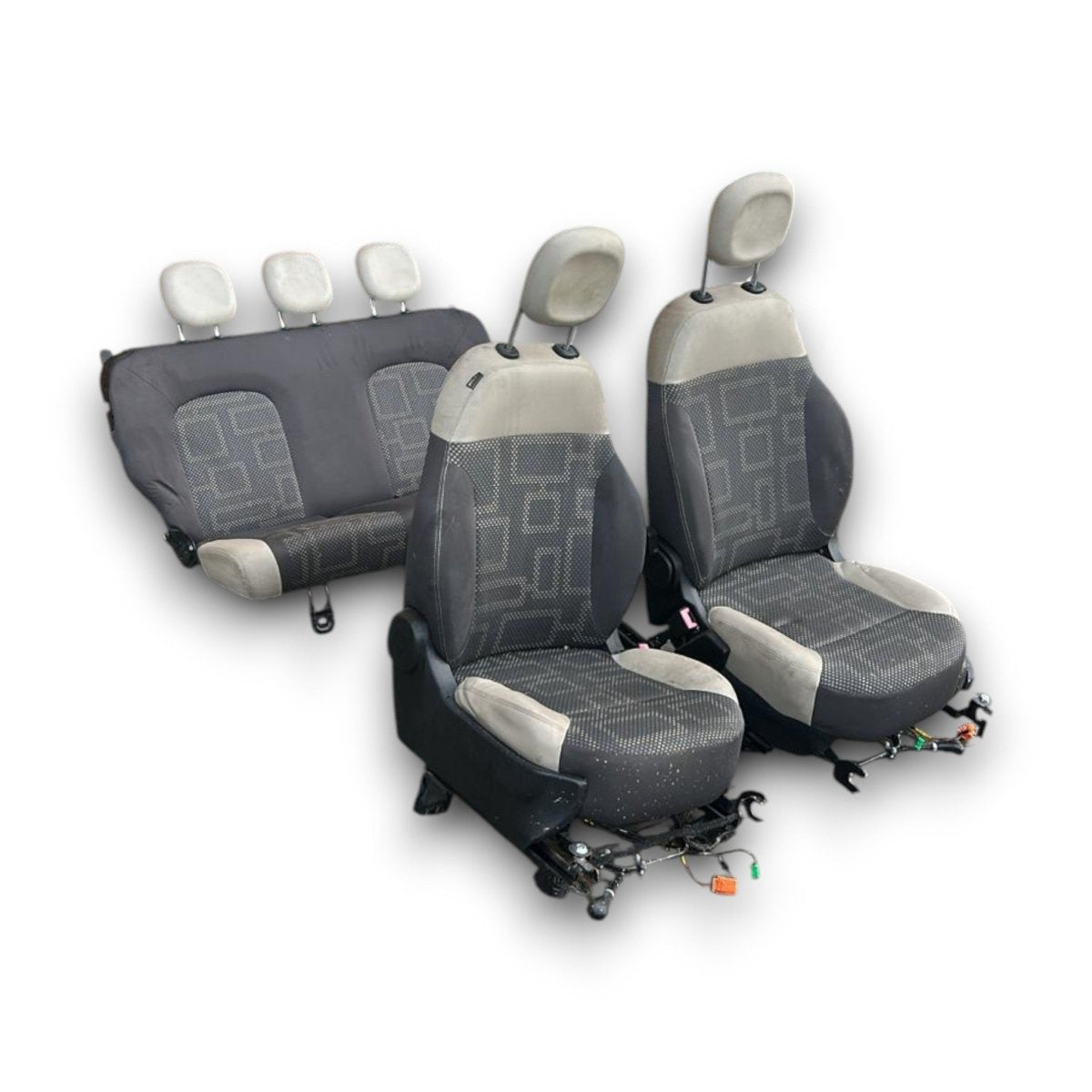 Tappezzeria / sedili Fiat Panda (312) (2012 > ) in stoffa neri e beige - F&P CRASH SRL - Ricambi Usati
