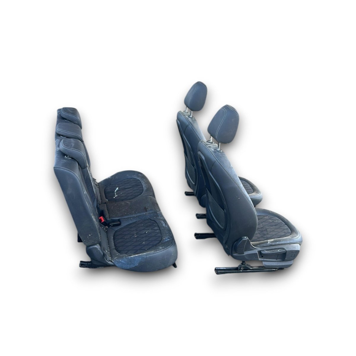 Tappezzeria / Sedili In Pelle e Stoffa Nera BMW X1 (F48) (2015 > 2022) - F&P CRASH SRLS - Ricambi Usati