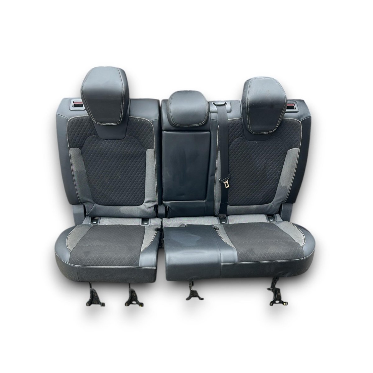 Tappezzeria / Sedili In Pelle E Stoffa Nera E Grigia Opel Grandland X (2017 > ) - F&P CRASH SRLS - Ricambi Usati