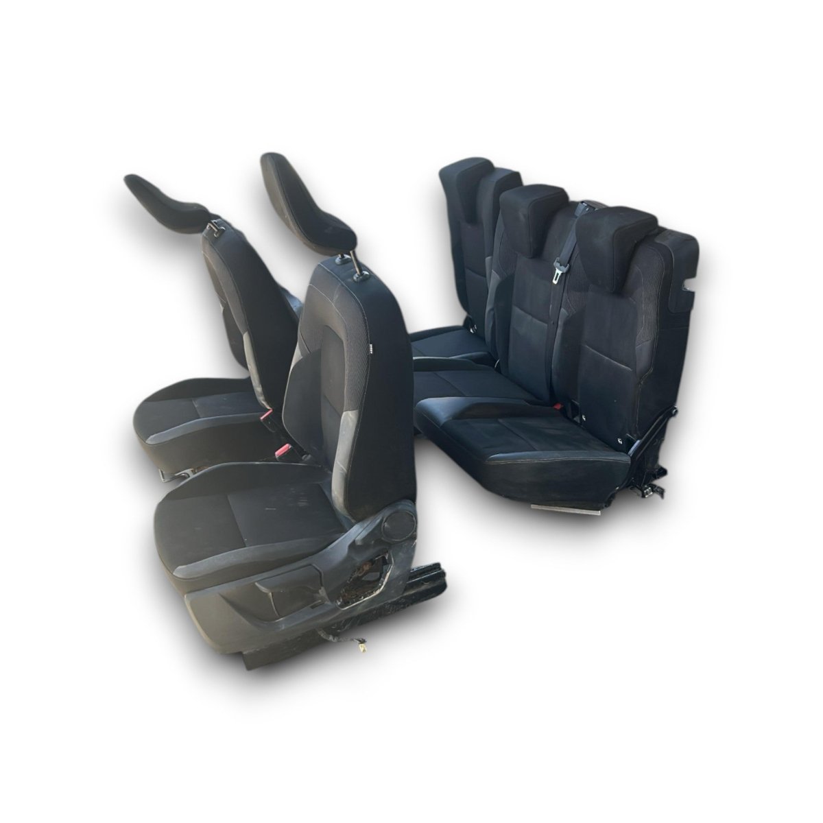 Tappezzeria / Sedili In Pelle e Stoffa Neri e Grigi Renault Kangoo III (2021 > ) - F&P CRASH SRLS - Ricambi Usati