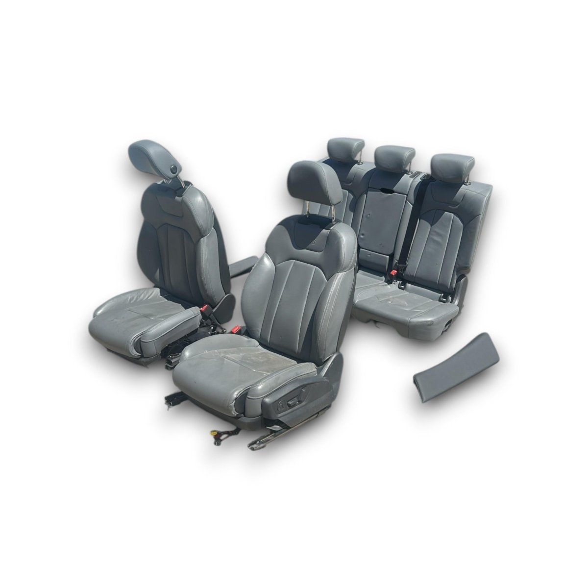 Tappezzeria / sedili in pelle grigi (S - Line) Audi Q8 (2018 > 2023) - F&P CRASH SRL - Ricambi Usati