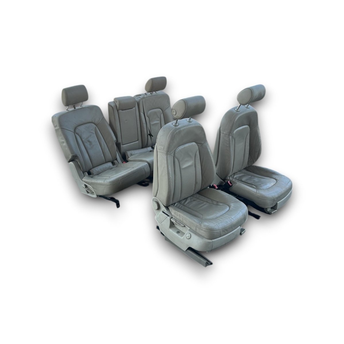 Tappezzeria / sedili in pelle grigia Audi Q7 (4L) (2005 > 2015) - F&P CRASH SRLS - Ricambi Usati
