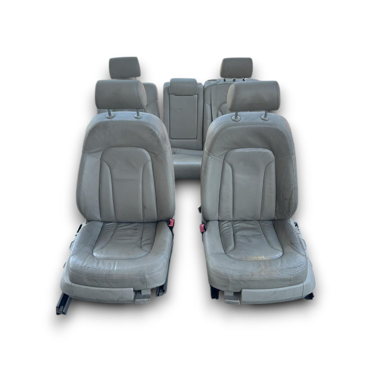 Tappezzeria / sedili in pelle grigia Audi Q7 (4L) (2005 > 2015) - F&P CRASH SRLS - Ricambi Usati