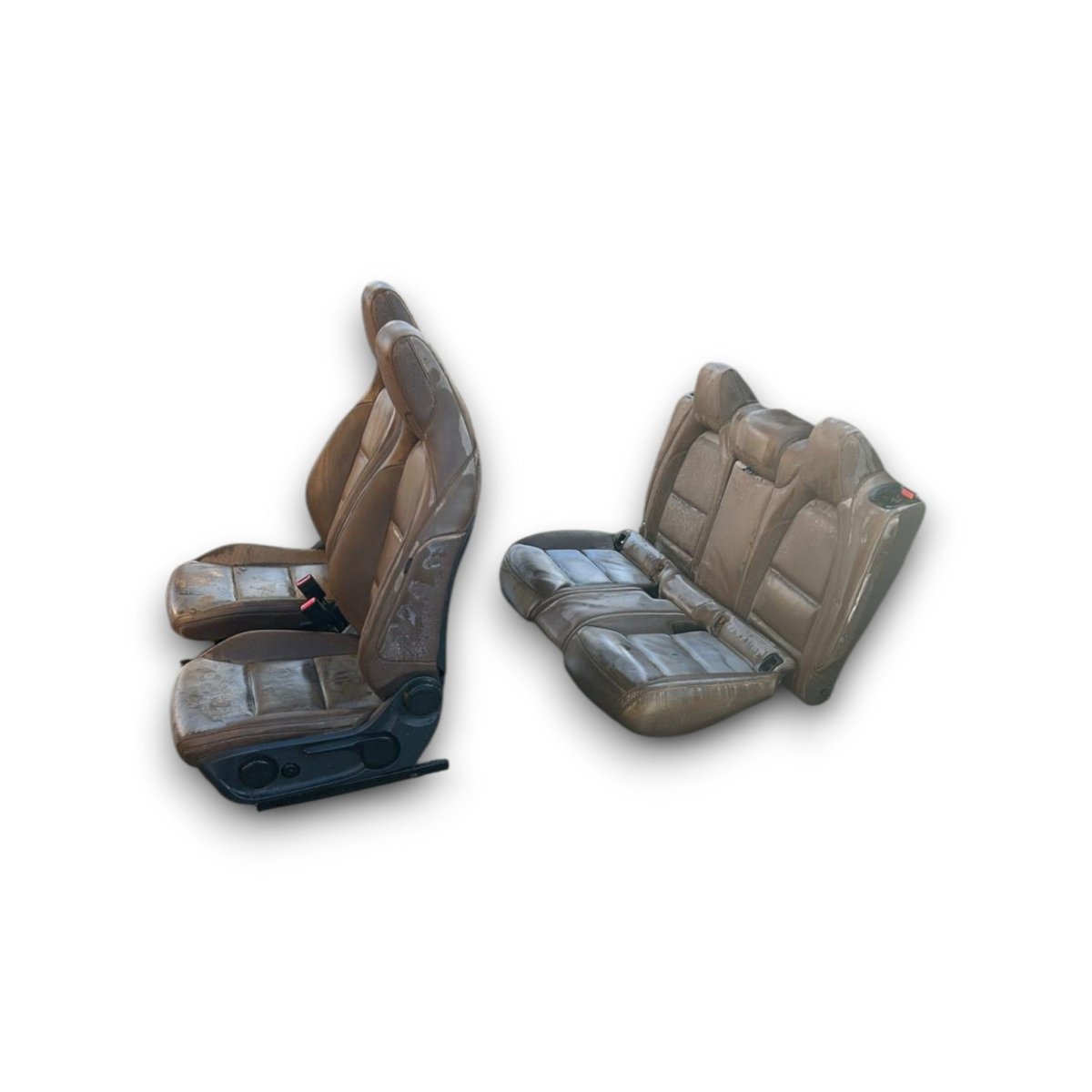 Tappezzeria / sedili in pelle marroni Mercedes Benz GLA (X156) (2013 > 2019) - F&P CRASH SRL - Ricambi Usati