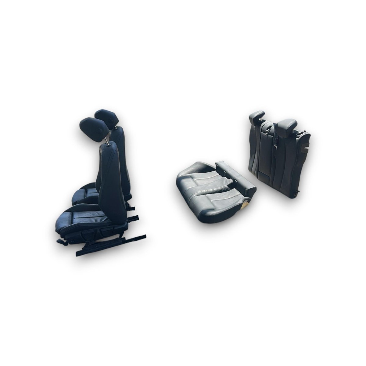 Tappezzeria / Sedili In Pelle Neri BMW Serie 4 Gran Coupè (F36) (MSport) (2013 > 2020) + Pannelli Porta - F&P CRASH SRLS - Ricambi Usati