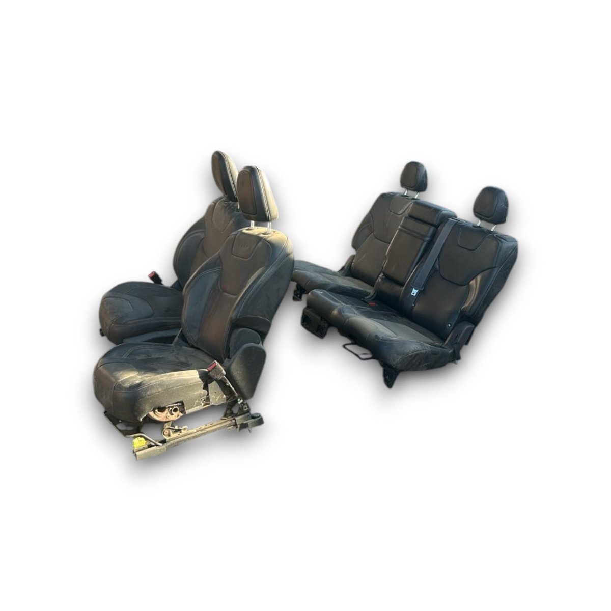 Tappezzeria / sedili in pelle neri Jeep Cherokee (KL) (2013 > 2023) - F&P CRASH SRL - Ricambi Usati