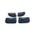 Tappezzeria / sedili in pelle neri Jeep Cherokee (KL) (limited) (2013 > 2023) + pannelli porta - F&P CRASH SRLS - Ricambi Usati