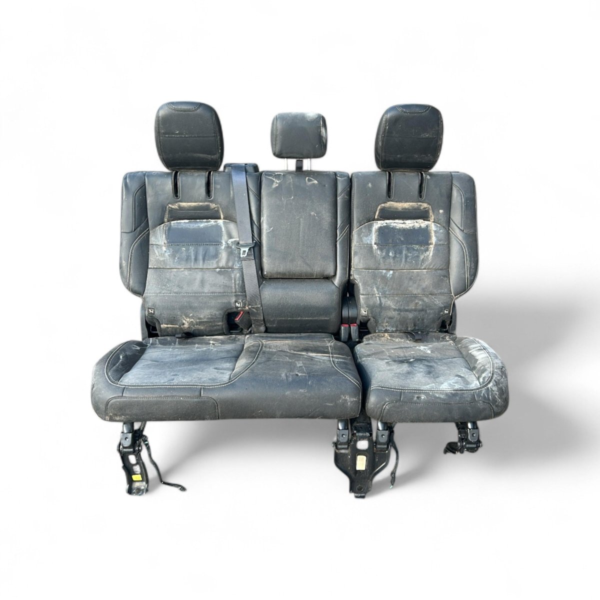 Tappezzeria / sedili in pelle neri Jeep Wrangler (JL) (4xe) (2017 > ) (sahara) - F&P CRASH SRLS - Ricambi Usati