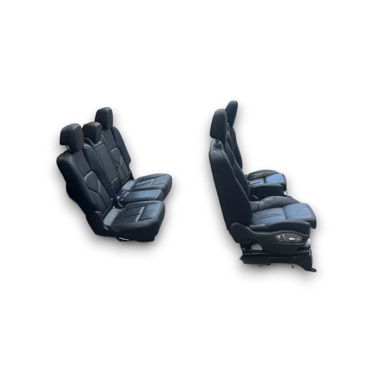 Tappezzeria / sedili in pelle neri Porsche Cayenne (92A) (2010 > 2017) - F&P CRASH SRLS - Ricambi Usati