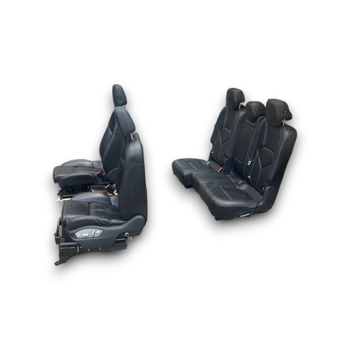 Tappezzeria / sedili in pelle neri Porsche Cayenne (92A) (2010 > 2017) - F&P CRASH SRLS - Ricambi Usati