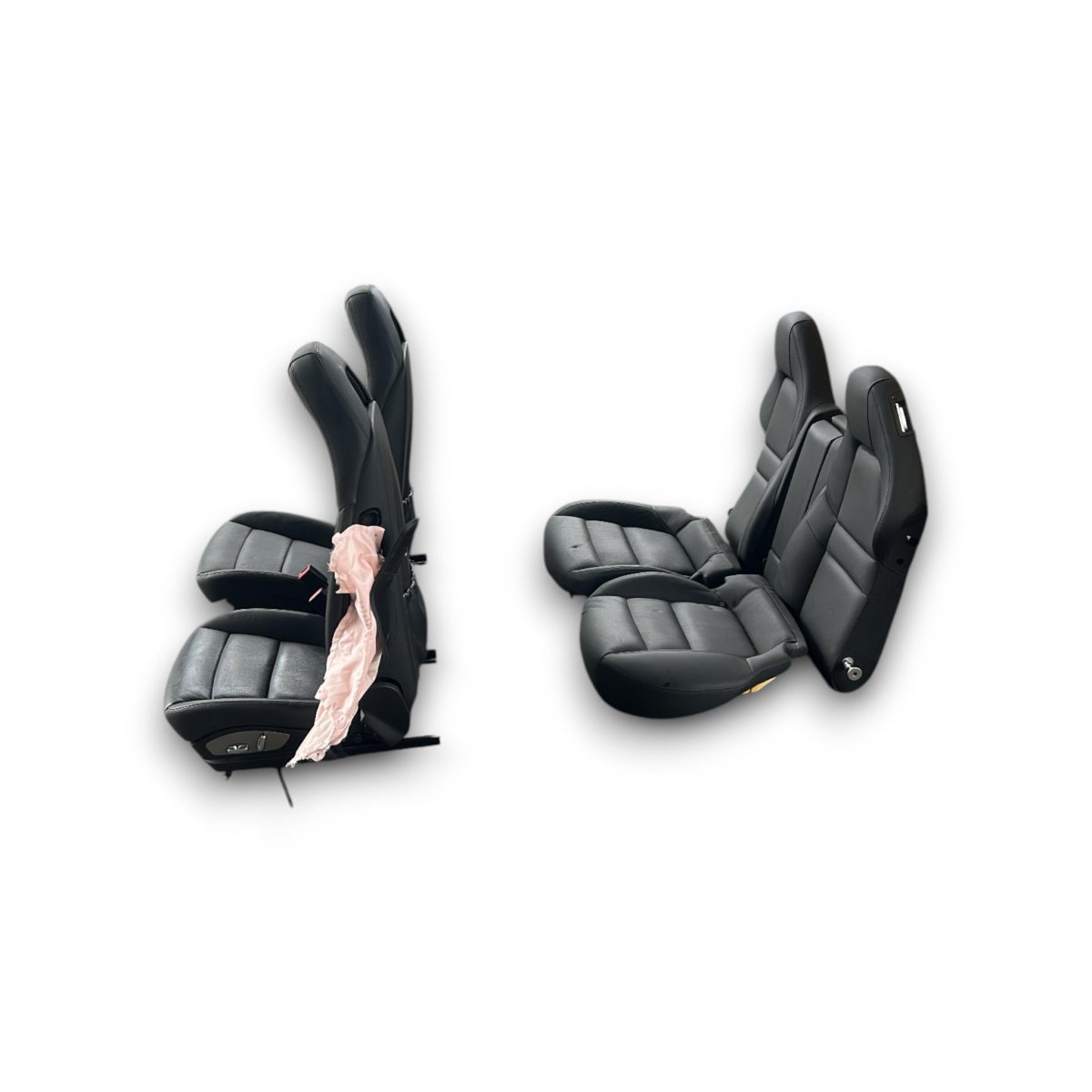 Tappezzeria / Sedili In Pelle Neri Porsche Panamera I (970 - 2009 > 2016) - F&P CRASH SRLS - Ricambi Usati