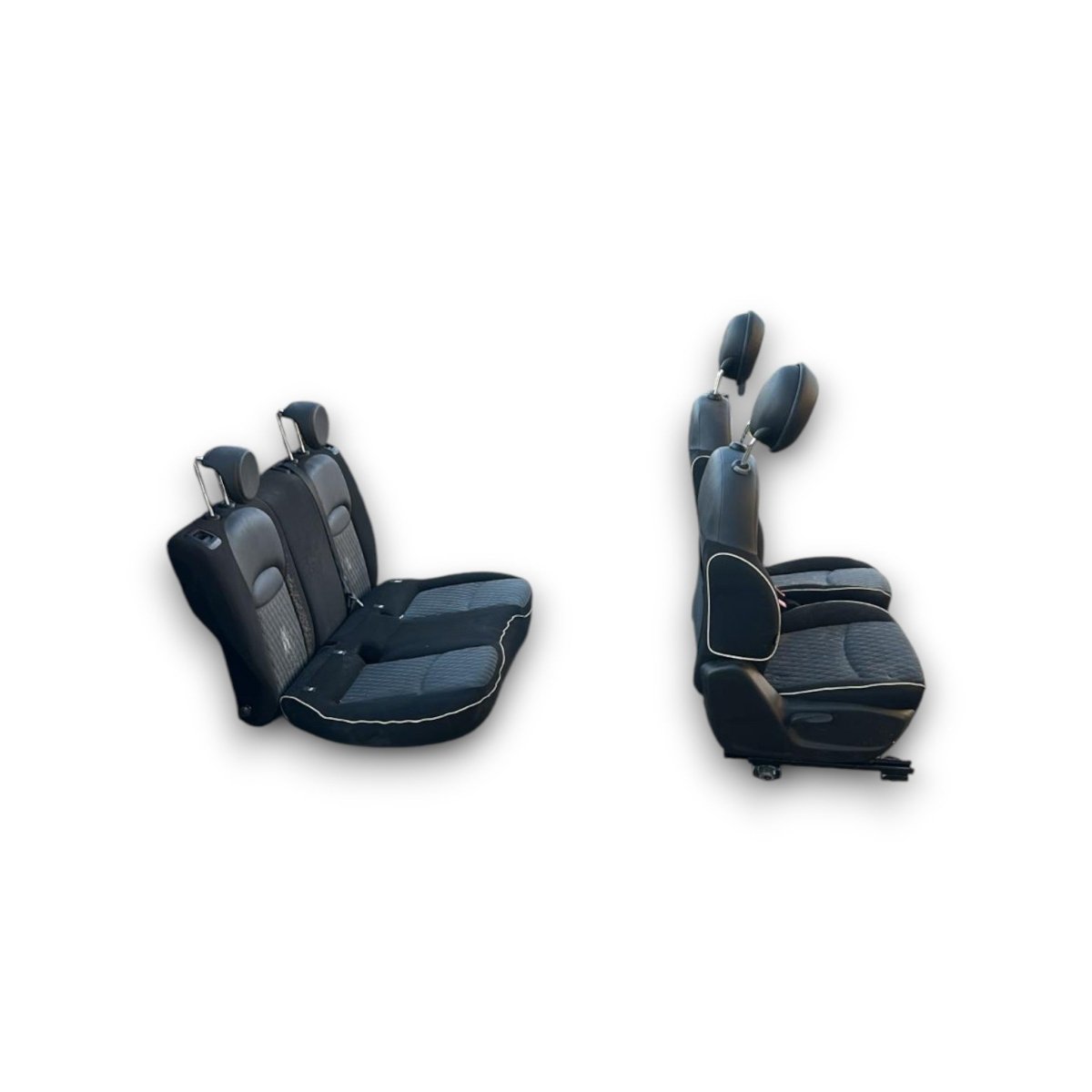 Tappezzeria / sedili in stoffa e pelle neri Fiat 500X (2014 > ) - F&P CRASH SRL - Ricambi Usati