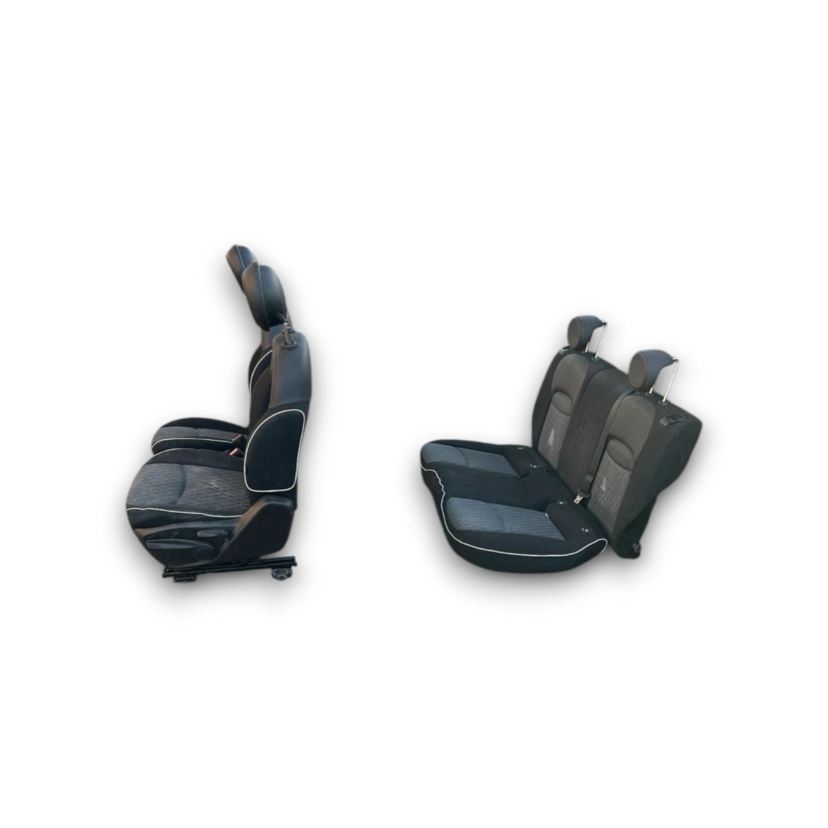 Tappezzeria / sedili in stoffa e pelle neri Fiat 500X (2014 > ) - F&P CRASH SRL - Ricambi Usati