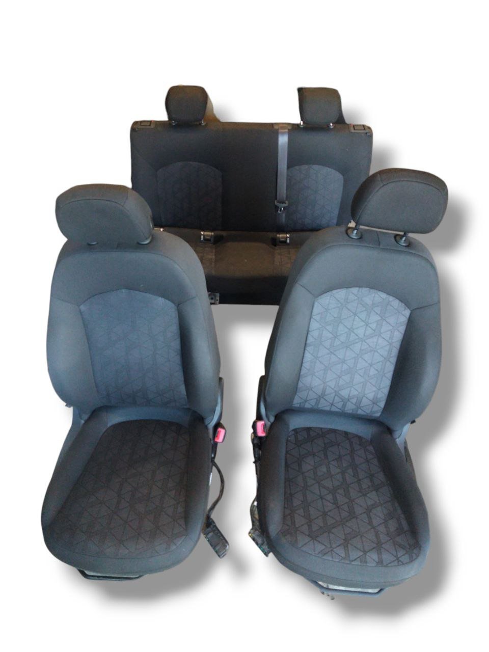 Tappezzeria / Sedili Interni Stoffa grigi Opel Corsa E (2015 - 2019) - F&P CRASH SRLS - Ricambi Usati