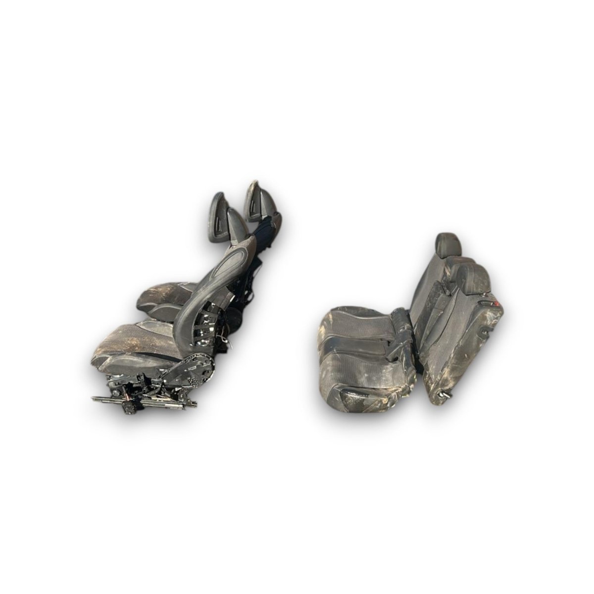 Tappezzeria / sedili Mercedes Benz Classe C (W206) (2021 > ) in stoffa e pelle neri (premium) - F&P CRASH SRL - Ricambi Usati