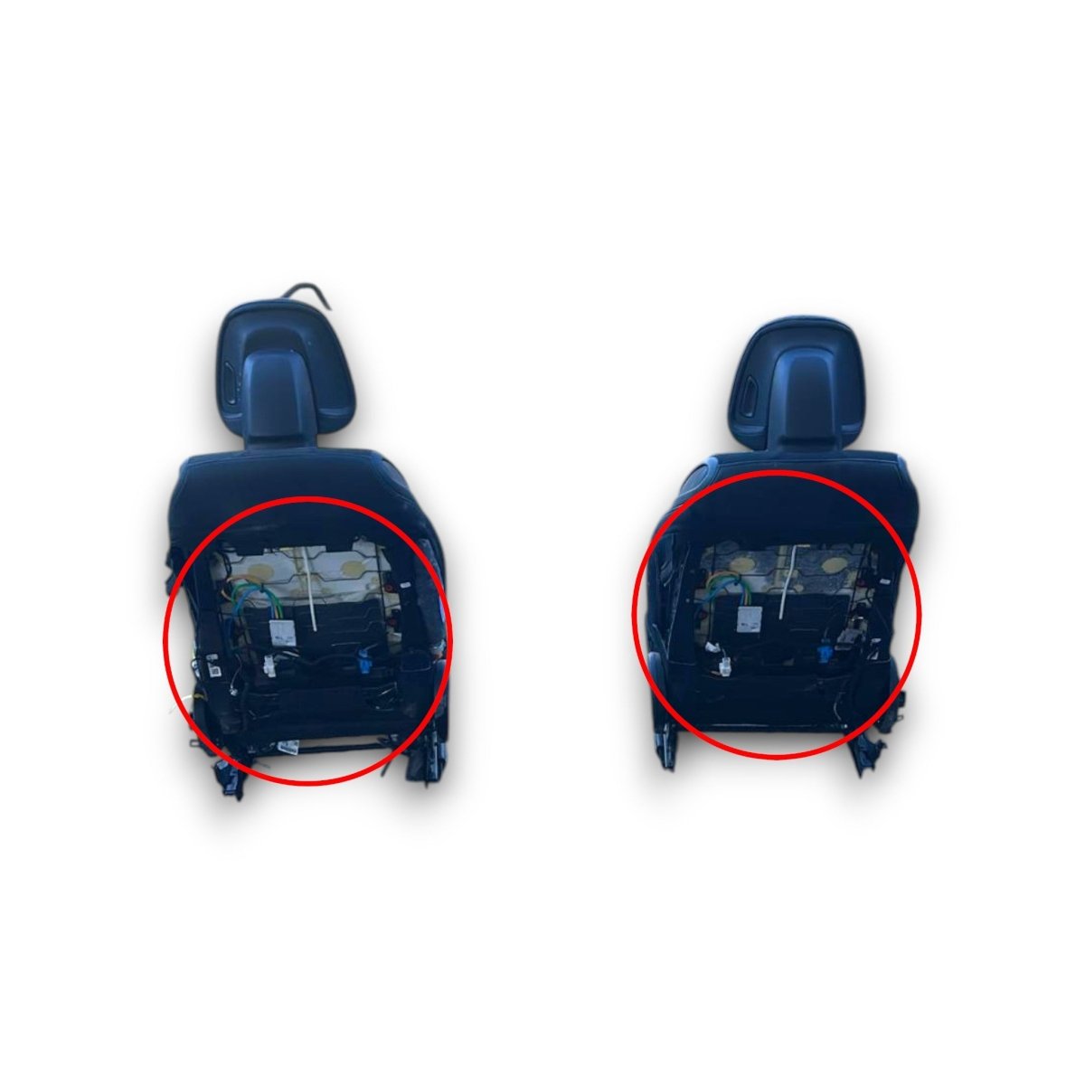 Tappezzeria / sedili Mercedes Benz Classe C (W206) (2021 > ) in stoffa e pelle neri (premium) - F&P CRASH SRL - Ricambi Usati