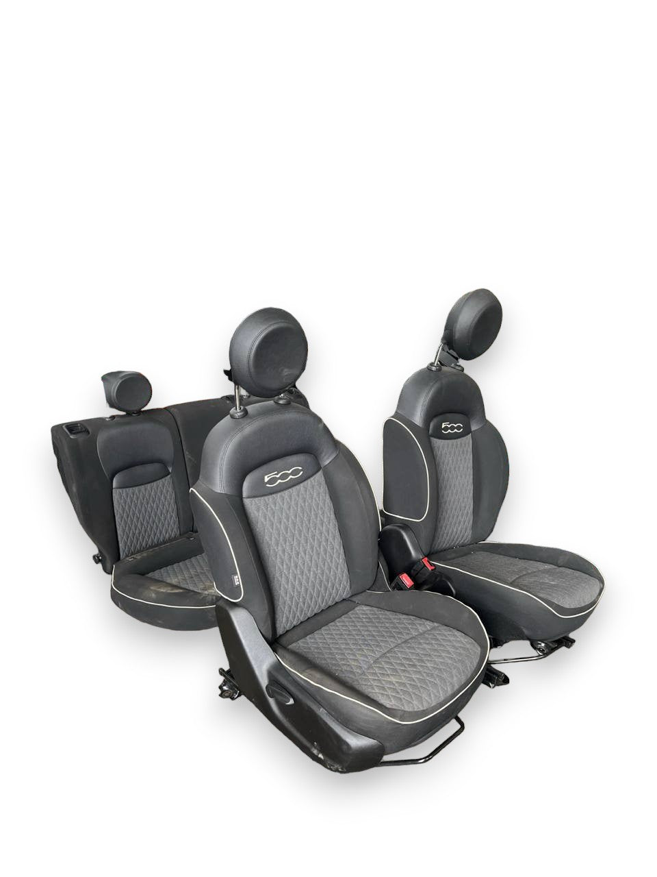 TAPPEZZERIA / SEDILI STOFFA NERI MANUALE FIAT 500 X (2014>) - F&P CRASH SRLS - Ricambi Usati