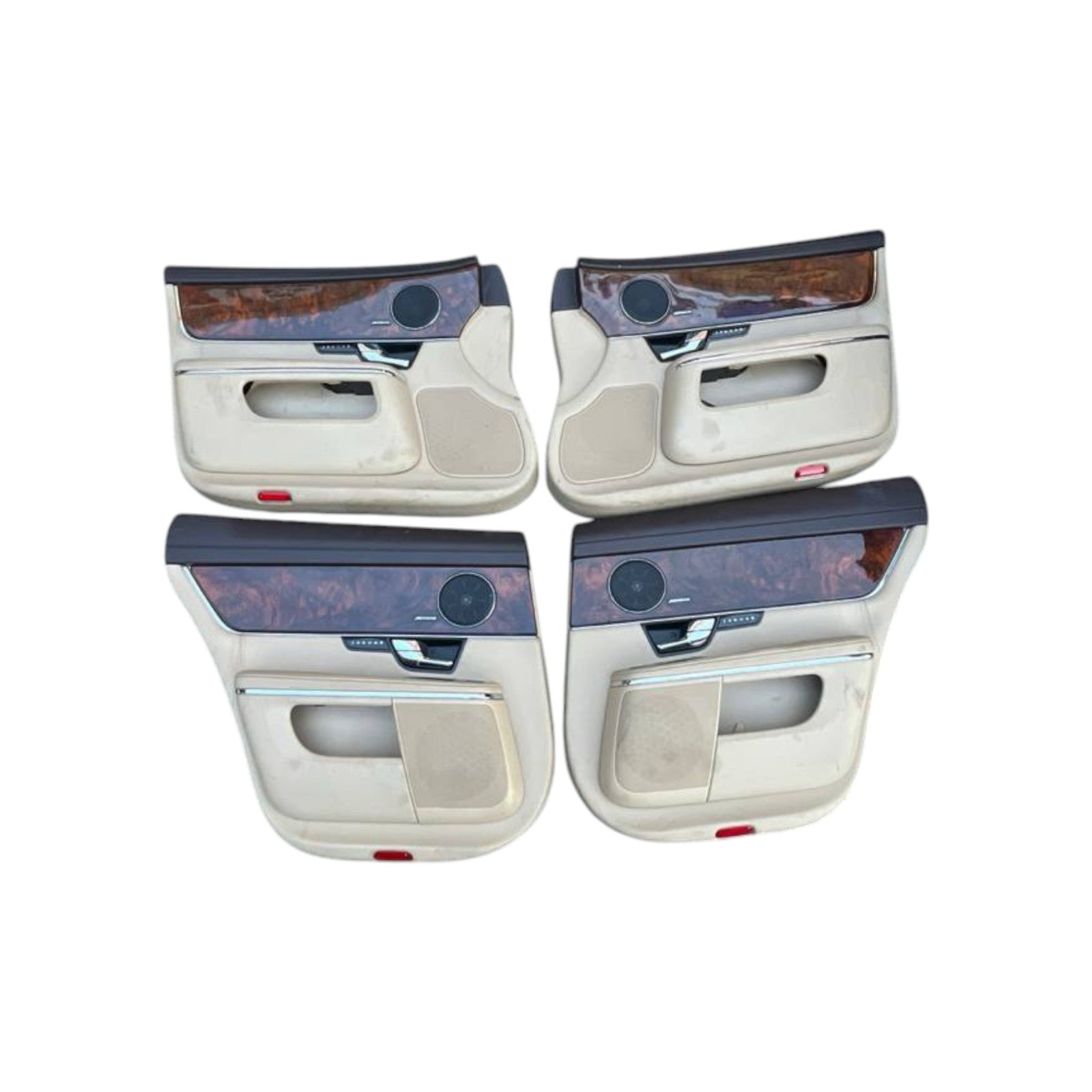 Tappezziera / sedili completa in pelle beige con pannelli Jaguar X351 XJ (2009 - 2019) - F&P CRASH SRLS - Ricambi Usati