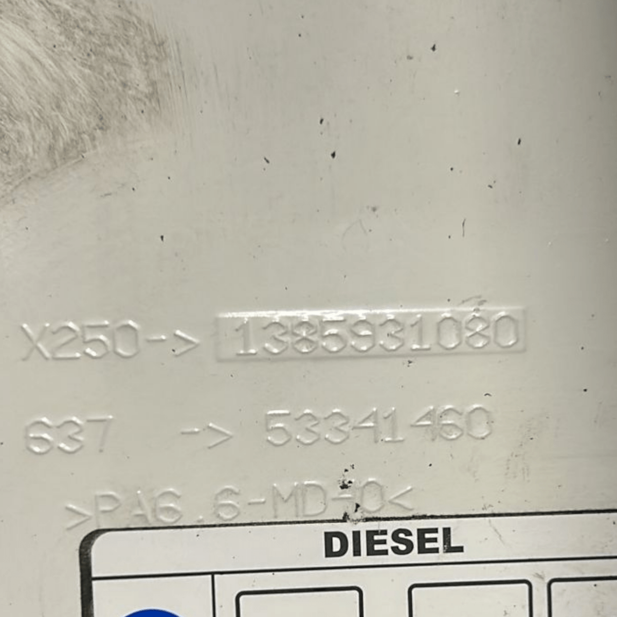 Cap / fuel cap fiat ducato code:1385931080 (2014 >) - F&P CRASH SRL - Used Parts