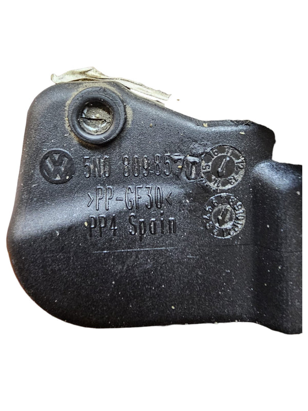Copertura Per Sportello Serbatoio Carburante Per Volkswagen Tiguan 2010-2019, Nero Non Verniciato, Ricambio OEM 5N7809857, Facile Montaggio