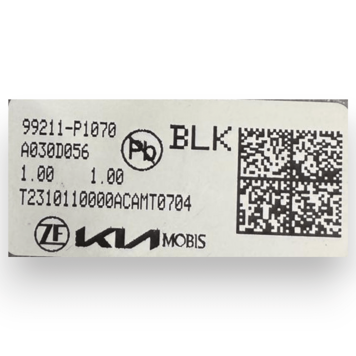 Telecamera anteriore Kia Sportage NQ5 cod.99211 - P1070 (2021 - ) - F&P CRASH SRL - Ricambi Usati