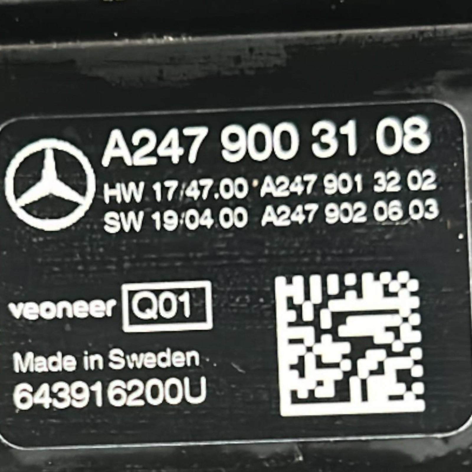 Telecamera Anteriore Mercedes Benz Classe A (W177) cod.A2479003108 (2018 > ) - F&P CRASH SRLS - Ricambi Usati