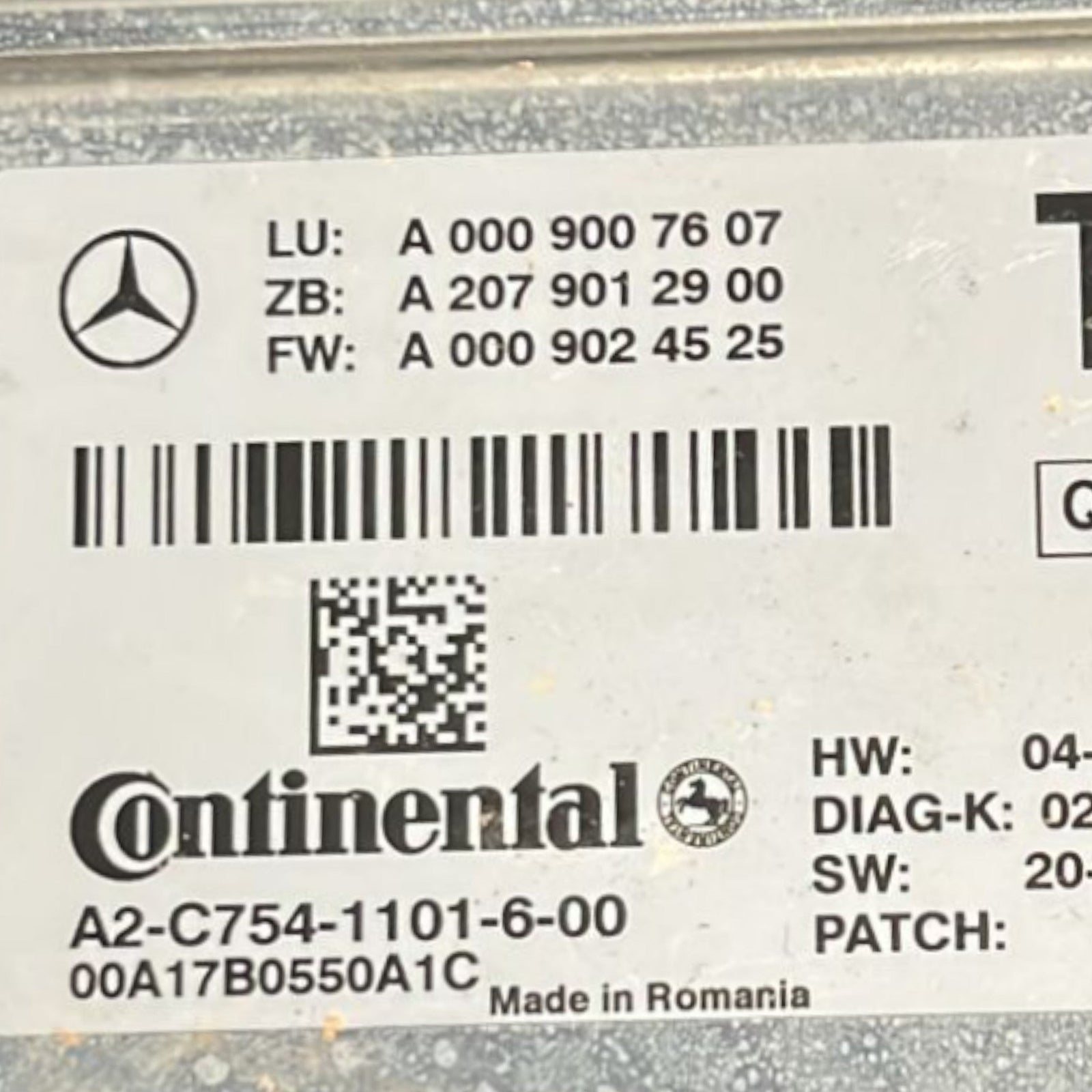 Telecamera Anteriore Mercedes Benz Classe E (W212) cod:A0009007607 (2009 >2016) - F&P CRASH SRLS - Ricambi Usati