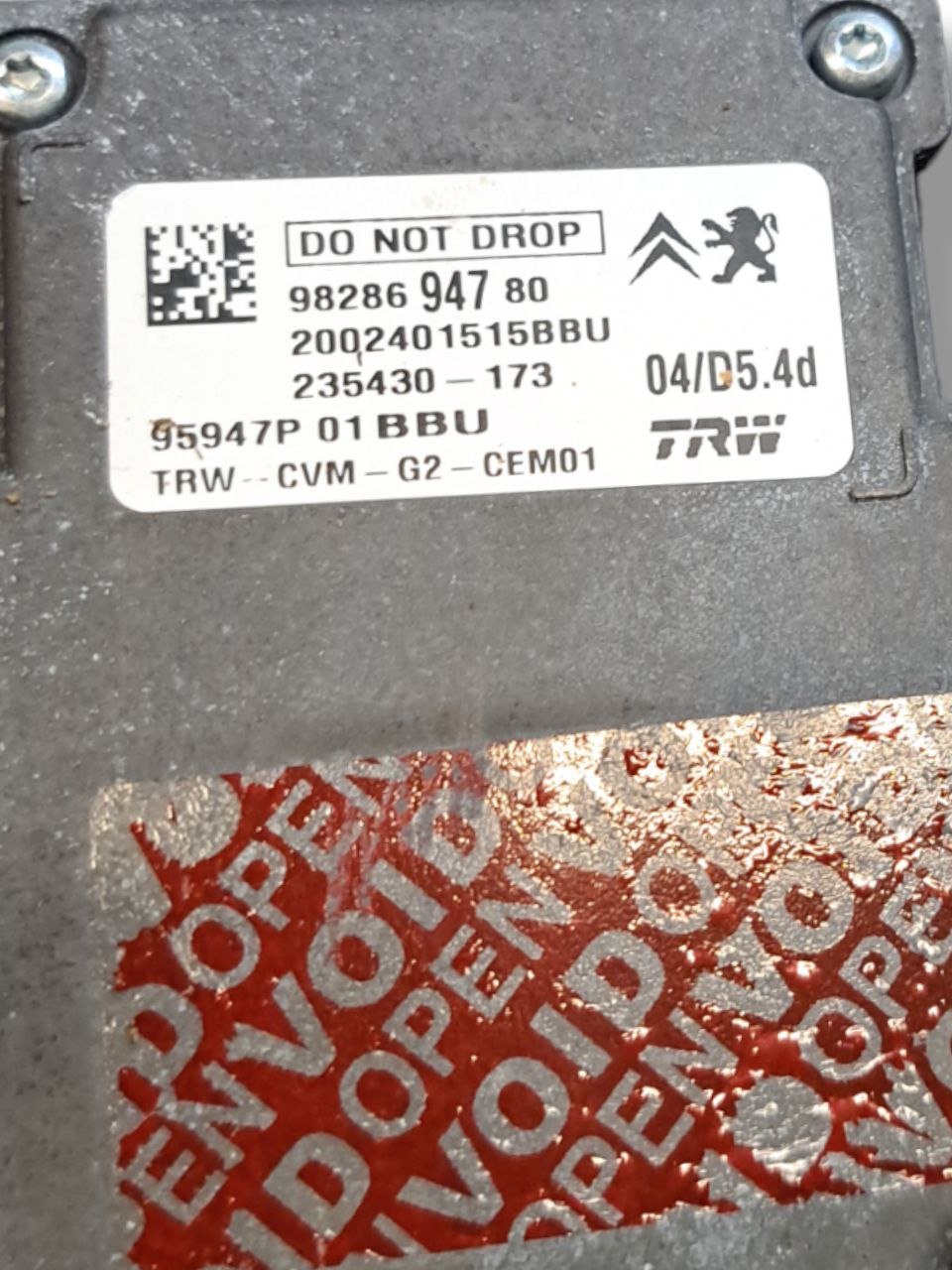 Front Camera Opel Crossland X / C3 (2017>) CODE:9828694780 - F&P CRASH SRLS - Used Parts