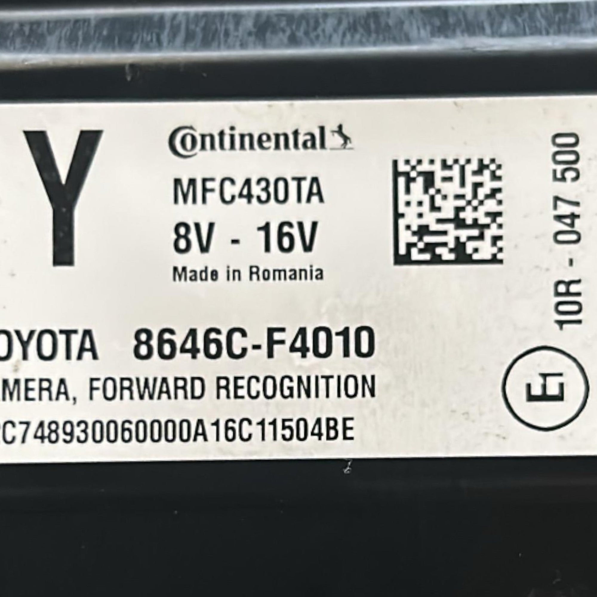Telecamera Anteriore Toyota C - HR cod.8646C - F4010 (2016 > 2019) - F&P CRASH SRLS - Ricambi Usati