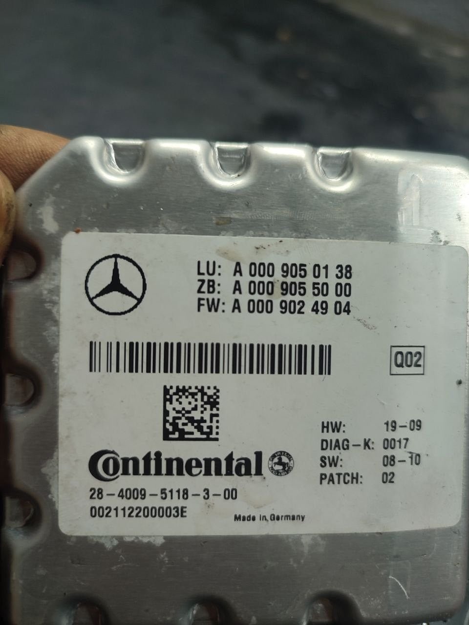Mercedes C-Class (W204) lane assist camera part a0009050138 - F&P CRASH SRLS - Used Spare Parts